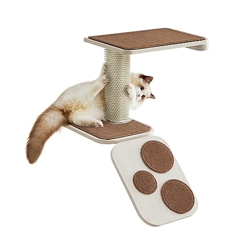 Feandrea Clickat Kollektion - Nr. 004 Katzentreppe, extrem schnelle Montage, unbegrenzt erweiterbar, Filzpads austauschbar waschbar, Kletterwand Katzen, Katzenleiter, Katzenbürste, Katzenmöbel Feandrea Clickat Kollektion - Nr. 004 Katzentreppe, extrem schnelle Montage, unbegrenzt erweiterbar, Filzpads austauschbar waschbar, Kletterwand Katzen, Katzenleiter, Katzenbürste, Katzenmöbel von Feandrea
