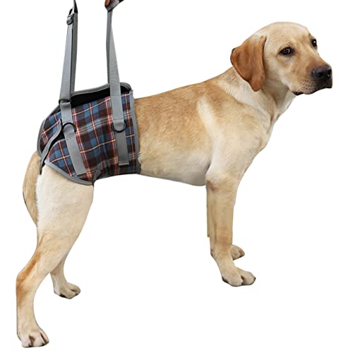 FEAW Hundestütztuch, Hundetuch, Verstellbares Polyester, Atmungsaktiv, für ältere Hunde für Spaziergänge (XL (30-40kg / 66.1-88.2lb empfohlen)) von FEAW