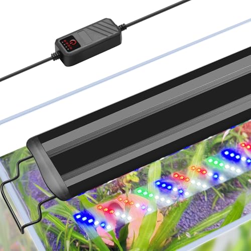 FEDOUR 30-50CM Aquarium LED Beleuchtung, Vollspektrum Aquarium Licht für Pflanzen mit Timer-Funktion, Ausziehbare Metallhalterungen, für Fisch- und Pflanzen Aquarien FEDOUR 30-50CM Aquarium LED Beleuchtung, Vollspektrum Aquarium Licht für Pflanzen mit Timer-Funktion, Ausziehbare Metallhalterungen, für Fisch- und Pflanzen Aquarien von FEDOUR