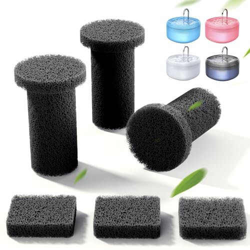 3er-Pack Schwämme als Schalldämpfer+ 3er-Wasserpumpe Schwamm für FEELNEEDY Katzenbrunnen 3,2L, Katzen Trinkbrunnen Ersatzteile 3er-Pack Schwämme als Schalldämpfer+ 3er-Wasserpumpe Schwamm für FEELNEEDY Katzenbrunnen 3,2L, Katzen Trinkbrunnen Ersatzteile von FEELNEEDY