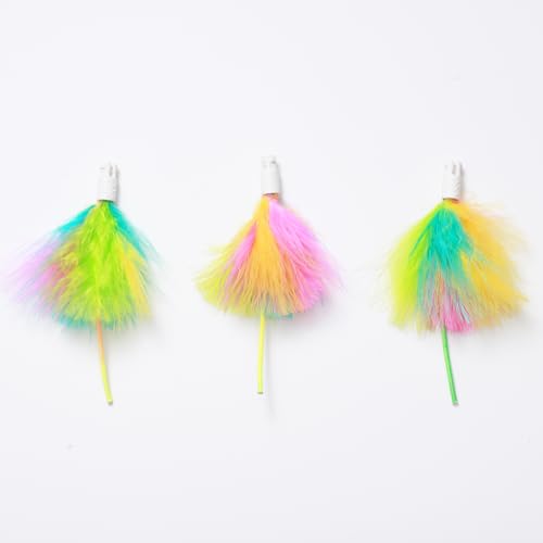 FEELNEEDY 3 Pack Ersatzfedern Kompatibel Interaktives Katzen Spielzeug FN-P20 (3 Stück), Nur Zubehör von FEELNEEDY