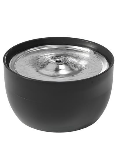 FEELNEEDY Trinkbrunnen für Katzen - 3L Katzenbrunnen Leise mit Aktivkohlefilter - Trinkschale aus Edelstahl - Durchsichtiger Wassertank - Wasserbrunnen für Katzen - Schwarz FEELNEEDY Trinkbrunnen für Katzen - 3L Katzenbrunnen Leise mit Aktivkohlefilter - Trinkschale aus Edelstahl - Durchsichtiger Wassertank - Wasserbrunnen für Katzen - Schwarz von FEELNEEDY
