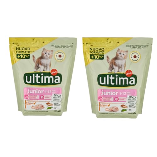 2 x Trockenfutter für Katzen Junior 1-12 Monate, Huhn, Reis und Vollkorngetreide, 440 g 2 x Trockenfutter für Katzen Junior 1-12 Monate, Huhn, Reis und Vollkorngetreide, 440 g von FEI FAN