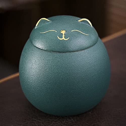 FEILIV Pet Urn for Dogs Cats Ashes Keepsake Memorial Box Funeral Set Burial Urns for Cremated Remains Ash Vial Adult Funeral Urn Pet Cat and Dog Urn 1523 Tierurne(Green) von FEILIV