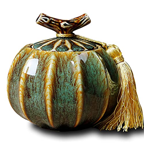 FEILIV Pet Urn for Dogs Cats Ashes Keepsake Memorial Box Funeral Set Burial Urns for Cremated Remains Ash Vial Adult Funeral Urn Pet Cat and Dog Urn 1921 Tierurne(Green,L) von FEILIV