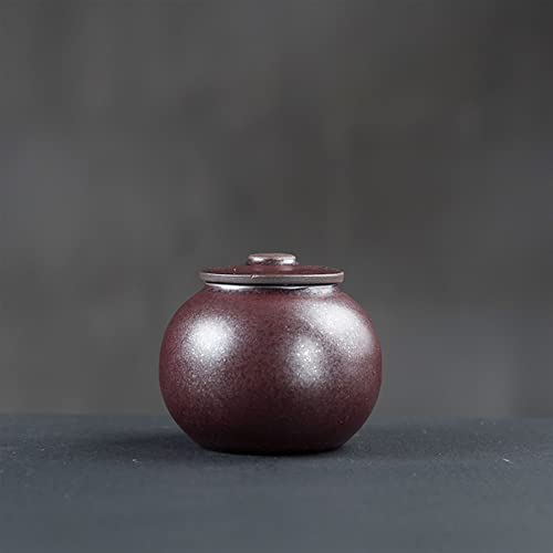FEILIV Pet Urn for Dogs Cats Ashes Keepsake Memorial Box Funeral Set Burial Urns for Cremated Remains Ash Vial Adult Funeral Urn Pet Cat and Dog Urn 6940 Tierurne(Brown) von FEILIV