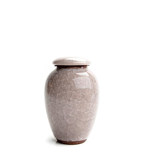 FEILIV Pet Urn for Dogs Cats Ashes Keepsake Memorial Box Funeral Set Burial Urns for Cremated Remains Ash Vial Adult Funeral Urn Pet Cat and Dog Urn 8073 Tierurne(Brown) von FEILIV