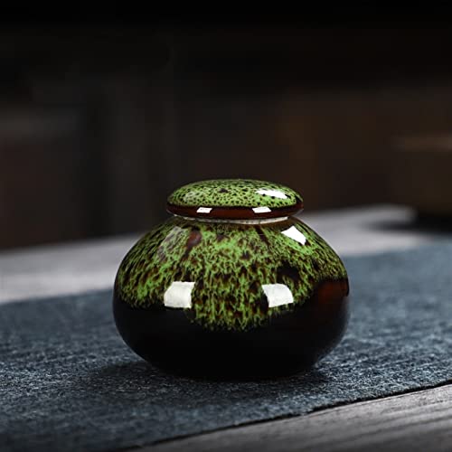 FEILIV Pet Urn for Dogs Cats Ashes Keepsake Memorial Box Funeral Set Burial Urns for Cremated Remains Ash Vial Adult Funeral Urn Pet Cat and Dog Urn 93058 Tierurne(Green) von FEILIV
