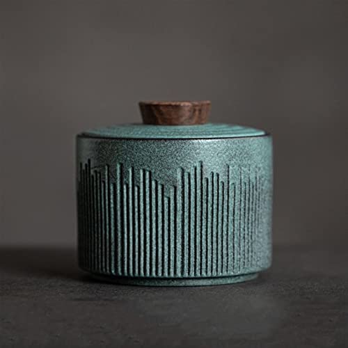 FEILIV Schwarze Urnen Für Menschliche Asche Von Haustieren, Keramikurne Kleine Andenken-Bestattungsschatulle Pet Memoria Urne Andenkenurnen Asche 69601 Tierurne(Blue) von FEILIV