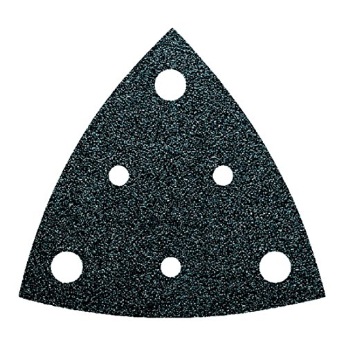FEIN 63717109035 Deltaschleifpapier-Set mit Klett, gelocht Körnung num 60, 80, 120, 180, 240 Eckmaß 80 mm 1 Set von FEIN