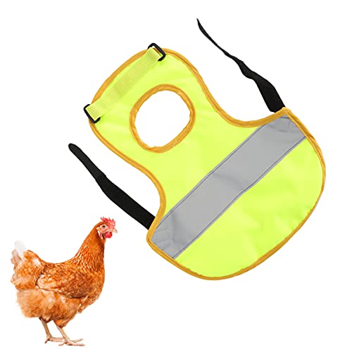 FEIP Hühnerkleidung, Hühnerschürze Federschutzhalter mit Reflexstreifen zum Schutz für Hühner und Enten(Green) von FEIP