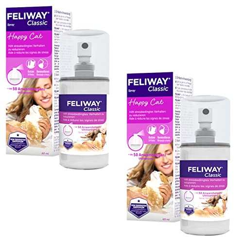 Feliway CEVA Classic Spray - Doppelpack - 2 x 60 ml (Pumpspray) von Feliway