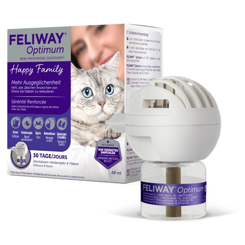FELIWAY® Optimum - 30 Tage Pheromon Verdampfer Start-Set: Verdampfer + Flakon von FELIWAY