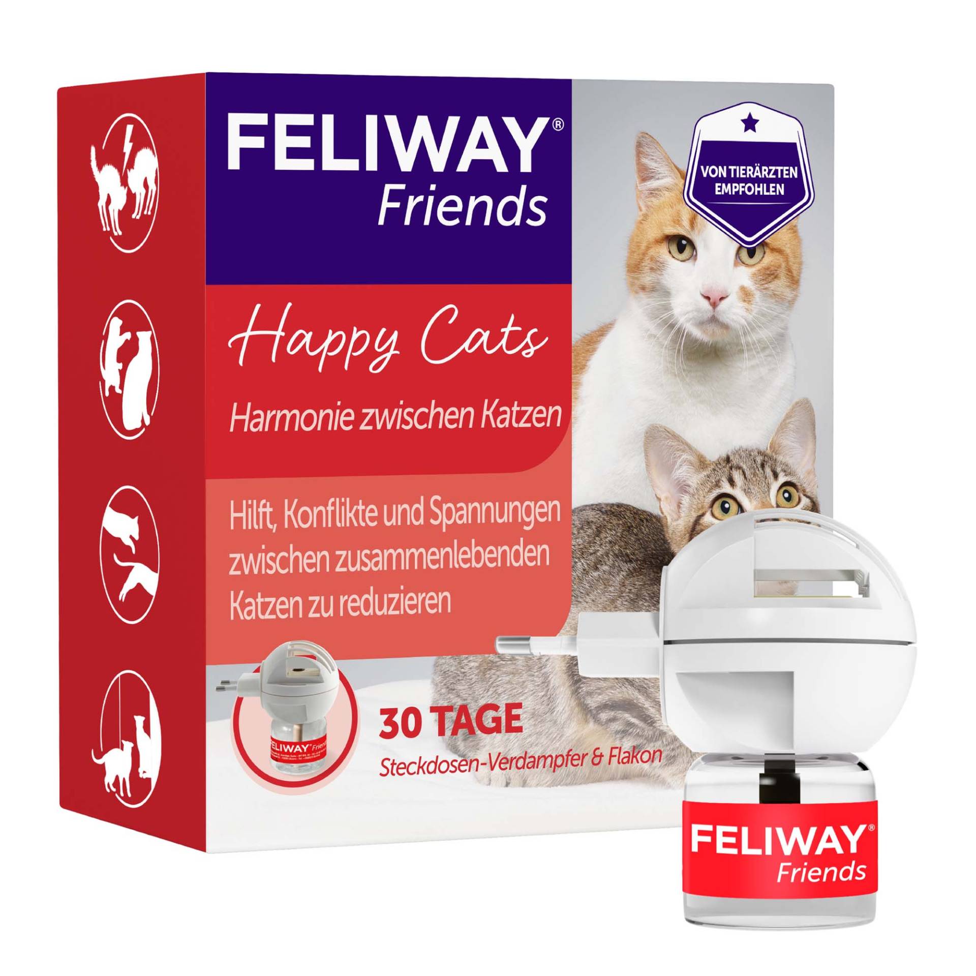 FELIWAY Friends - 30 Tage Pheromon Verdampfer Start-Set: Verdampfer + Flakon FELIWAY Friends - 30 Tage Pheromon Verdampfer Start-Set: Verdampfer + Flakon von FELIWAY