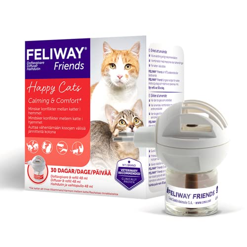 FELIWAY Friends Duftspender (+Refill 48ml) - reduziert Konflikte und Spannungen zwischen Ihren Katzen von Feliway