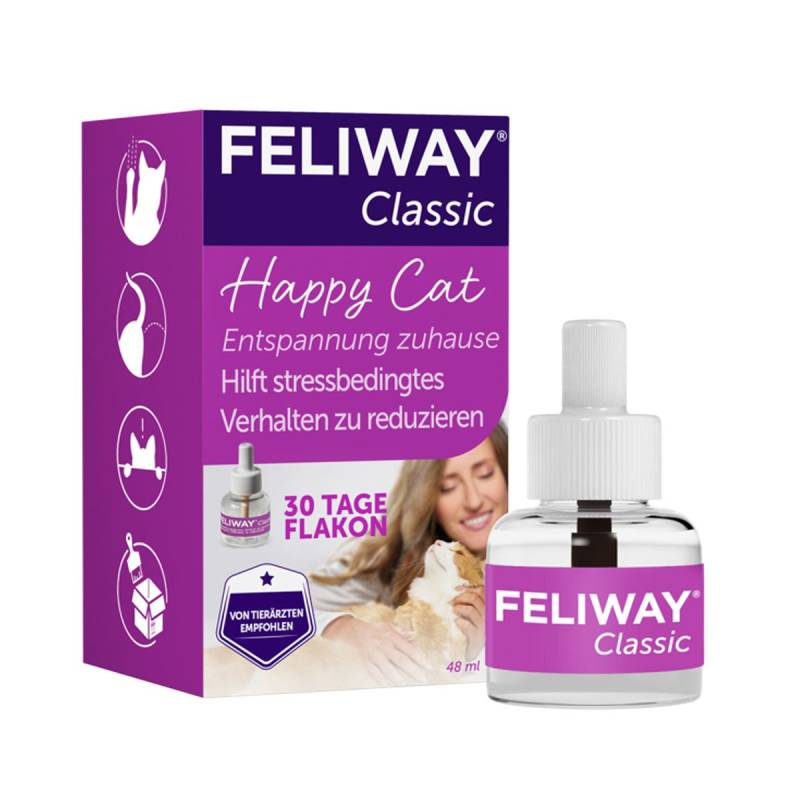 Feliway Classic Verdampfer 1 Monats-Nachfüllflakon 48ml 48ml von FELIWAY