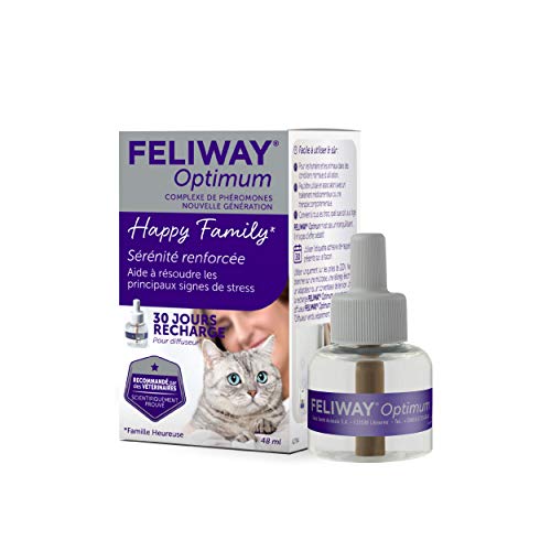 FELIWAY® Optimum Nachfüllflakon 48ml | Anti Stress Katze | 30-Tage Nachfüller von Feliway