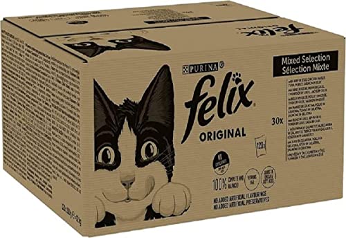 Felix Nassfutter für ausgewachsene Katzen von Felix
