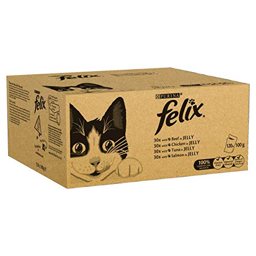 Felix Nassfutter für ausgewachsene Katzen von Felix