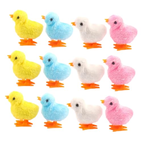 FELTECHELECTR 12 Stück Teiliges Aufziehspielzeug Bunte Plüschküken Lebensechte Weiche Wind up Küken für Haustiere Spielerisches Beschäftigungsspielzeug für Ostern und Alltag FELTECHELECTR 12 Stück Teiliges Aufziehspielzeug Bunte Plüschküken Lebensechte Weiche Wind up Küken für Haustiere Spielerisches Beschäftigungsspielzeug für Ostern und Alltag von FELTECHELECTR