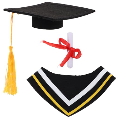 FELTECHELECTR Abschluss-Outfit mit weichem Stofftier und Mütze, Kleid für Bärenverkleidungen FELTECHELECTR Abschluss-Outfit mit weichem Stofftier und Mütze, Kleid für Bärenverkleidungen von FELTECHELECTR