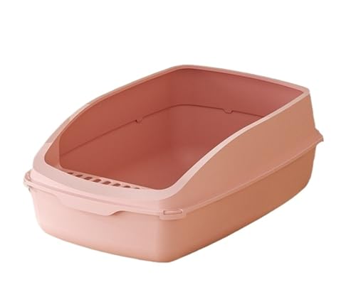 FENGJISUN Katzentoilette Katzenklo Große Katzentoilette Mit Antihaftbeschichtung, Haustierfreundliche Beschichtung Für Einfachere Reinigung, Offene Oberseite Für Gesunde Nutzung Katzen Zubehör(Pink) FENGJISUN Katzentoilette Katzenklo Große Katzentoilette Mit Antihaftbeschichtung, Haustierfreundliche Beschichtung Für Einfachere Reinigung, Offene Oberseite Für Gesunde Nutzung Katzen Zubehör(Pink) von FENGJISUN