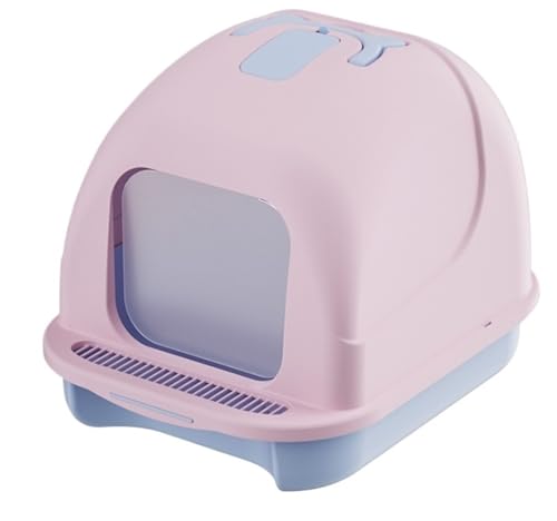 FENGJISUN Katzentoilette Katzenklo Katzentoilette Mit Schublade, Vollständig Geschlossen, Spritzwassergeschützt, Tragbare Katzentoilette Mit Katzenschaufel Für Den Innenbereich Katzen Zubehör(Pink) FENGJISUN Katzentoilette Katzenklo Katzentoilette Mit Schublade, Vollständig Geschlossen, Spritzwassergeschützt, Tragbare Katzentoilette Mit Katzenschaufel Für Den Innenbereich Katzen Zubehör(Pink) von FENGJISUN