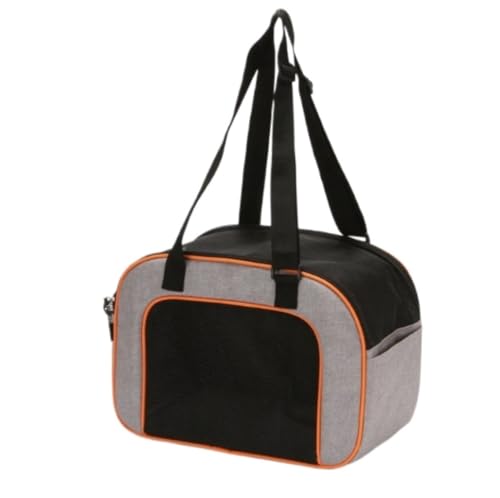 FENGJISUN Transporttasche Katze Hund Haustier-Reiseträger, Atmungsaktiver Haustier-Rucksack Vorne, Praktischer Hundeträger Mit Reißverschluss-Design Hunderucksack(C) von FENGJISUN