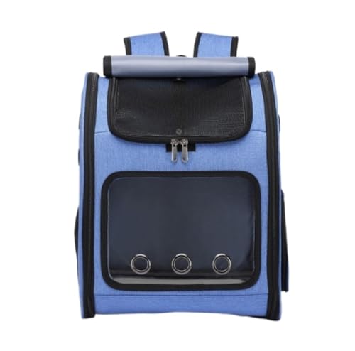 FENGJISUN Transporttasche Katze Hund Haustier-Tasche, Koffer-Rucksack Für Blauen Rucksack, Katzen-Rucksack-Träger, Sightseeing-Rucksack, Haustier-Rucksack-Träger Hunderucksack(C) von FENGJISUN