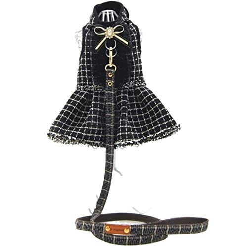 Hundeleine, Zubehör für Hundekleidung, Hundehalsband für Haustiere, Plaid für Hunde, Geschirr und Leine für mittelgroße Hunde, weiche Hundeleine (57-67 cm) von FENGJISUN