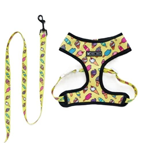 Hundeleine aus Nylon, Hundegeschirr, kein Ziehen, auslaufsicher, Set für Halsbänder für Haustiere, bedruckte Halsbänder für Haustiere, mit Fliege, weiche Hundeleine Hundeleine aus Nylon, Hundegeschirr, kein Ziehen, auslaufsicher, Set für Halsbänder für Haustiere, bedruckte Halsbänder für Haustiere, mit Fliege, weiche Hundeleine von FENGJISUN