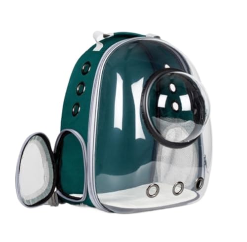 Transporttasche Katze Hund Bubble Cat Carrier Rucksack, Transparenter Haustier-Tragerucksack Für Kleine Welpen Und Hasen, Raumkapsel Hunderucksack(A) von FENGJISUN