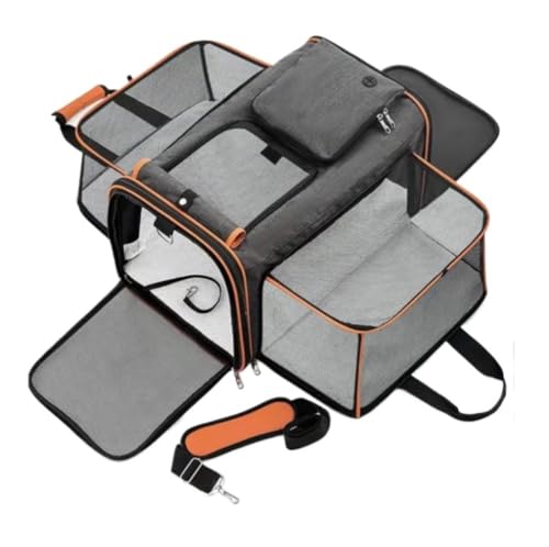 Transporttasche Katze Hund Haustiertasche, Reisetasche, Tragetasche Für Haustiere, Outdoor-Rucksack, Katzen-Tragetasche, Katzen-Tragetasche, Atmungsaktive Haustier-Tragetasche Hunderucksack(C) von FENGJISUN