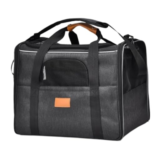 Transporttasche Katze Hund Haustierträger, Outdoor-Katzenkäfig, Erweiterbarer Rucksack Für Reisen, Netzrucksack, Großer Transparenter Rucksack, Katzenträger Hunderucksack(A) von FENGJISUN
