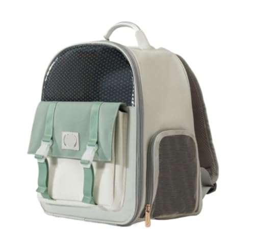 Transporttasche Katze Hund Katze Hund Tasche Katze Rucksack Reise Raum Kapsel Oxford Tuch Haustier Rucksack Träger Für Outdoor Hunderucksack(B) von FENGJISUN