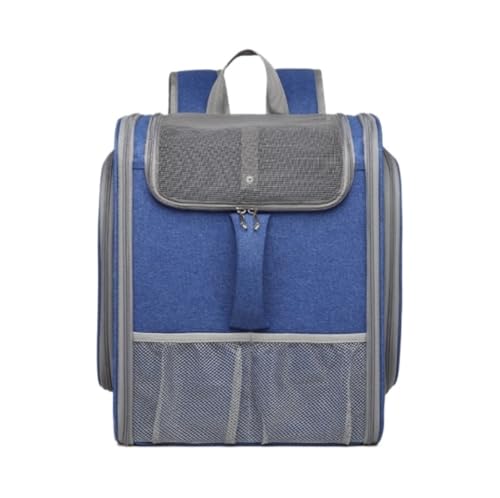 Transporttasche Katze Hund Rucksack, Faltbar, Katzentasche, Haustierrucksack, Hunde, Reisetasche, Paket, Atmungsaktive Tasche, Haustiertasche, Träger Hunderucksack(C) von FENGJISUN