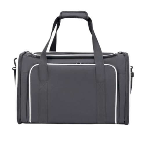 Transporttasche Katze Hund Tragetasche Für Hunde, Welpen, Faltbar, Umhängetasche, Tragetasche Für Katzen, Tragetasche Für Kleine Tiere Hunderucksack(D,40 * 25 * 25cm) von FENGJISUN