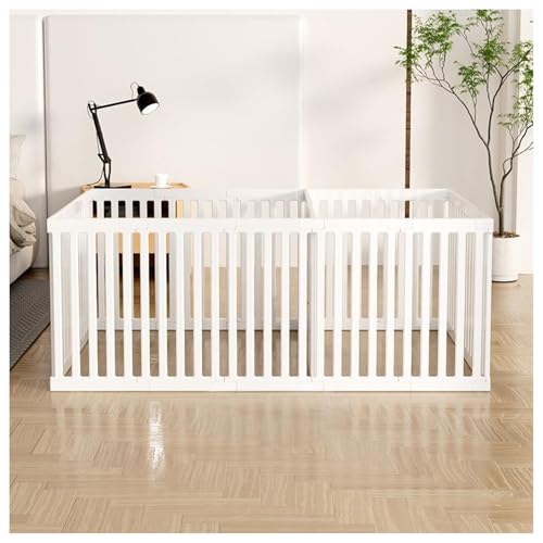 Klarer Acrylplastik Welpenlaufstall Hundespielplatz Innen, für Welpen, Katzen, Kaninchen, leicht montierbarer Welpenkäfig, Hundekennel, für kleine und mittlere Hunde(L170*W69cm/L66.9*W27.1in) von FENGZEQUAN
