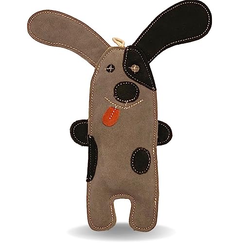 FENICA Hund Willy von Haut und Jute Black Grey 32 cm FENICA Hund Willy von Haut und Jute Black Grey 32 cm von FENICA