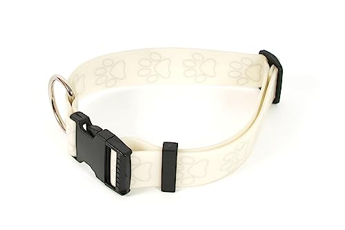 Fenica Pfoten-Halsband Phosphor 40mm x 44-70 cm, phosphoreszierend von FENICA