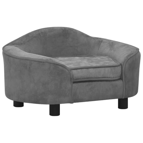 FENLAX Hundesofa Bequeme Haustierbett Hundecouch Welpenbett Haustiersofa Hundehütte für Große Mittelgroße Hunde Elegante Design Modernes und Elegantes Design Grau 67x47x36 cm FENLAX Hundesofa Bequeme Haustierbett Hundecouch Welpenbett Haustiersofa Hundehütte für Große Mittelgroße Hunde Elegante Design Modernes und Elegantes Design Grau 67x47x36 cm von FENLAX