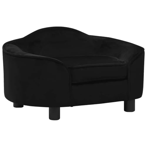 FENLAX Hundesofa Bequeme Haustierbett Hundecouch Welpenbett Haustiersofa Hundehütte für Große Mittelgroße Hunde Elegante Design Modernes und Elegantes Design Schwarz 67x47x36 cm FENLAX Hundesofa Bequeme Haustierbett Hundecouch Welpenbett Haustiersofa Hundehütte für Große Mittelgroße Hunde Elegante Design Modernes und Elegantes Design Schwarz 67x47x36 cm von FENLAX