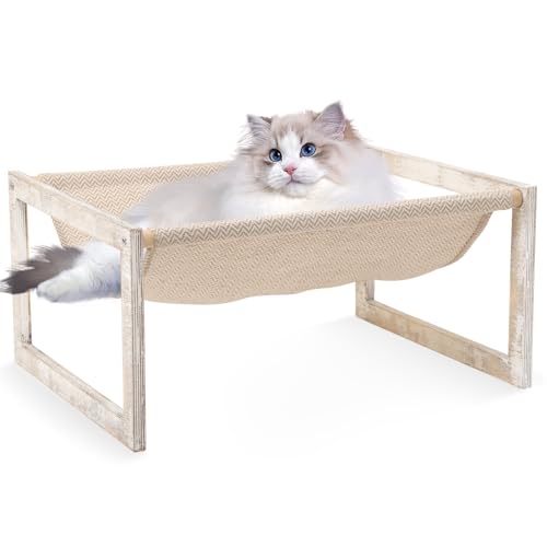 FEUFOAM Katzen- und Hundebett, Holz, freistehend, erhöhtes Haustierbett für drinnen und draußen, geeignet für Welpen, Kätzchen, Kaninchen und Kleintiere FEUFOAM Katzen- und Hundebett, Holz, freistehend, erhöhtes Haustierbett für drinnen und draußen, geeignet für Welpen, Kätzchen, Kaninchen und Kleintiere von FEUFOAM
