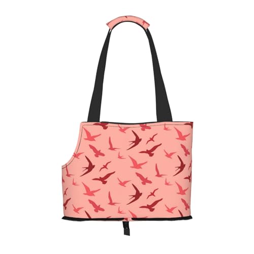 Faltbare Katzentragetasche für Hunde, Cartoon-Vogel, Haustier-Tragetasche, wasserdicht, zusammenklappbar, für kleine Hunde, atmungsaktive Reisetasche mit Sicherheitshaken und Sichtfenster (34 x 36 x Faltbare Katzentragetasche für Hunde, Cartoon-Vogel, Haustier-Tragetasche, wasserdicht, zusammenklappbar, für kleine Hunde, atmungsaktive Reisetasche mit Sicherheitshaken und Sichtfenster (34 x 36 x von FEYUNYAN
