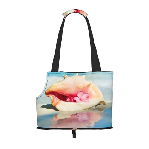 Faltbare Katzentragetasche für Hunde, Strandmuschel, Meereslandschaft, Haustier-Tragetasche, wasserdicht, zusammenklappbar, für kleine Hunde, atmungsaktive Reisetasche mit Sicherheitshaken und Faltbare Katzentragetasche für Hunde, Strandmuschel, Meereslandschaft, Haustier-Tragetasche, wasserdicht, zusammenklappbar, für kleine Hunde, atmungsaktive Reisetasche mit Sicherheitshaken und von FEYUNYAN