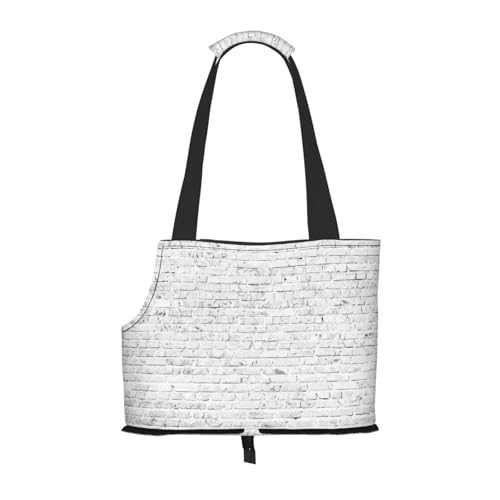 Faltbare Katzentragetasche für Hunde, Ziegelmauer, Haustier-Tragetasche, wasserdicht, zusammenklappbar, für kleine Hunde, atmungsaktive Reisetasche mit Sicherheitshaken und Sichtfenster (34 x 36 x Faltbare Katzentragetasche für Hunde, Ziegelmauer, Haustier-Tragetasche, wasserdicht, zusammenklappbar, für kleine Hunde, atmungsaktive Reisetasche mit Sicherheitshaken und Sichtfenster (34 x 36 x von FEYUNYAN