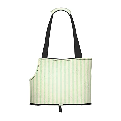 Faltbare Katzentragetasche für Hunde, gestreifte Haustier-Tragetasche, wasserdicht, zusammenklappbar, für kleine Hunde, atmungsaktive Reisetasche mit Sicherheitshaken und Sichtfenster (34 x 36 x 15,5 Faltbare Katzentragetasche für Hunde, gestreifte Haustier-Tragetasche, wasserdicht, zusammenklappbar, für kleine Hunde, atmungsaktive Reisetasche mit Sicherheitshaken und Sichtfenster (34 x 36 x 15,5 von FEYUNYAN