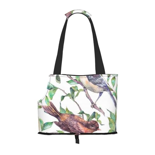 Faltbare Katzentragetasche für Hunde, niedliche Vogel-Haustier-Tragetasche, wasserdicht, zusammenklappbar, Haustier-Tragetasche für kleine Hunde, atmungsaktive Reisetasche mit Sicherheitshaken und Faltbare Katzentragetasche für Hunde, niedliche Vogel-Haustier-Tragetasche, wasserdicht, zusammenklappbar, Haustier-Tragetasche für kleine Hunde, atmungsaktive Reisetasche mit Sicherheitshaken und von FEYUNYAN