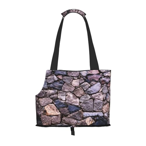 Faltbare Katzentragetasche für Hunde, solide Steinmauer-Art, Haustier-Tragetasche, wasserdicht, zusammenklappbar, Haustier-Tragetasche für kleine Hunde, atmungsaktive Reisetasche mit Sicherheitshaken Faltbare Katzentragetasche für Hunde, solide Steinmauer-Art, Haustier-Tragetasche, wasserdicht, zusammenklappbar, Haustier-Tragetasche für kleine Hunde, atmungsaktive Reisetasche mit Sicherheitshaken von FEYUNYAN