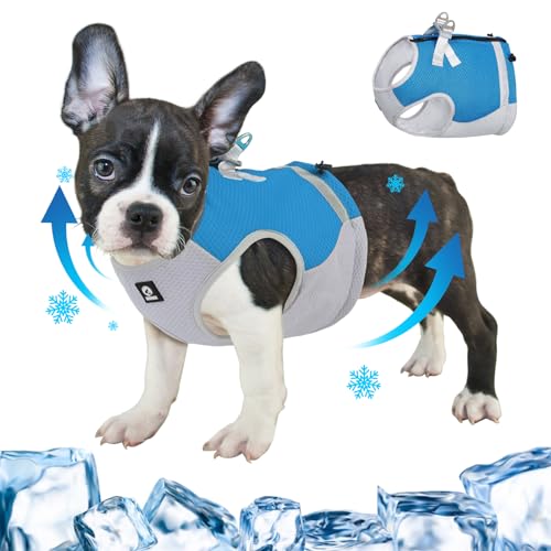 FEimaX Kühlweste für Hunde, Hund Kühlweste Geschirr für Kleine Mittlere Hunde Atmungsaktive Verstellbare Kühljacke Haustier Kühlmantel Reflektierende Sommer HundeKühlweste FEimaX Kühlweste für Hunde, Hund Kühlweste Geschirr für Kleine Mittlere Hunde Atmungsaktive Verstellbare Kühljacke Haustier Kühlmantel Reflektierende Sommer HundeKühlweste von FEimaX